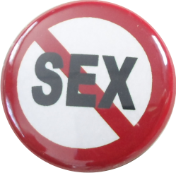 Sex verboten Button
